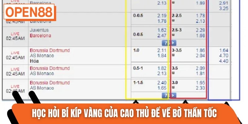 Học hỏi bí kíp vàng của cao thủ để về bờ thần tốc